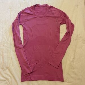 Lululemon Long Sleeve Purple Top